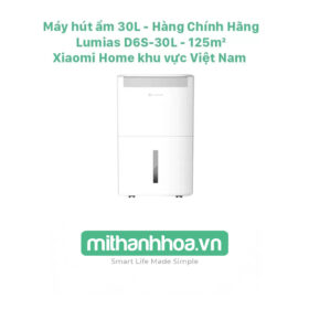 Máy Hút Ẩm 30L Lumias D6S-30L – 125m²