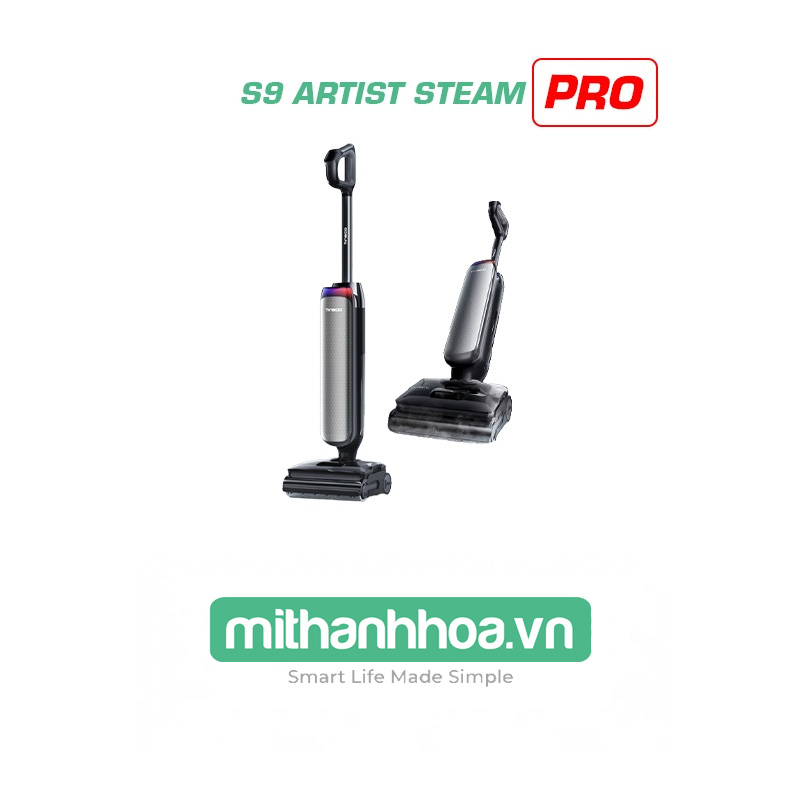 Máy Hút Bụi Lau Sàn Tineco Floor One S9 Artist Steam PRO – Hàng Chính Hãng
