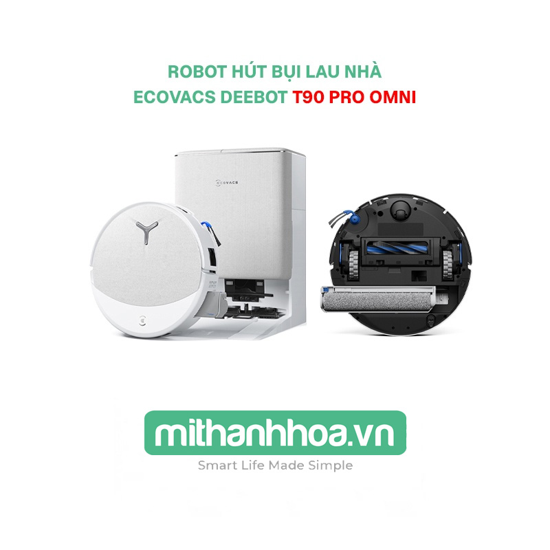 Robot hút bụi lau nhà Ecovacs Deebot T90 Pro Omni – Bản Quốc Tế