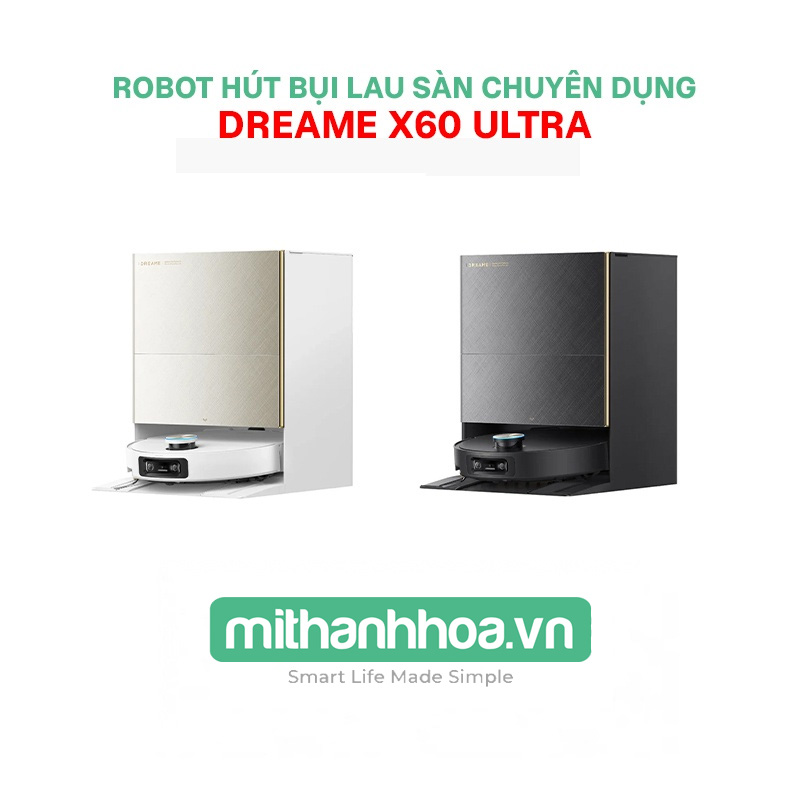 Robot Hút Bụi Lau Sàn Chuyên Dụng Dreame X60 Ultra – Bản Quốc Tế