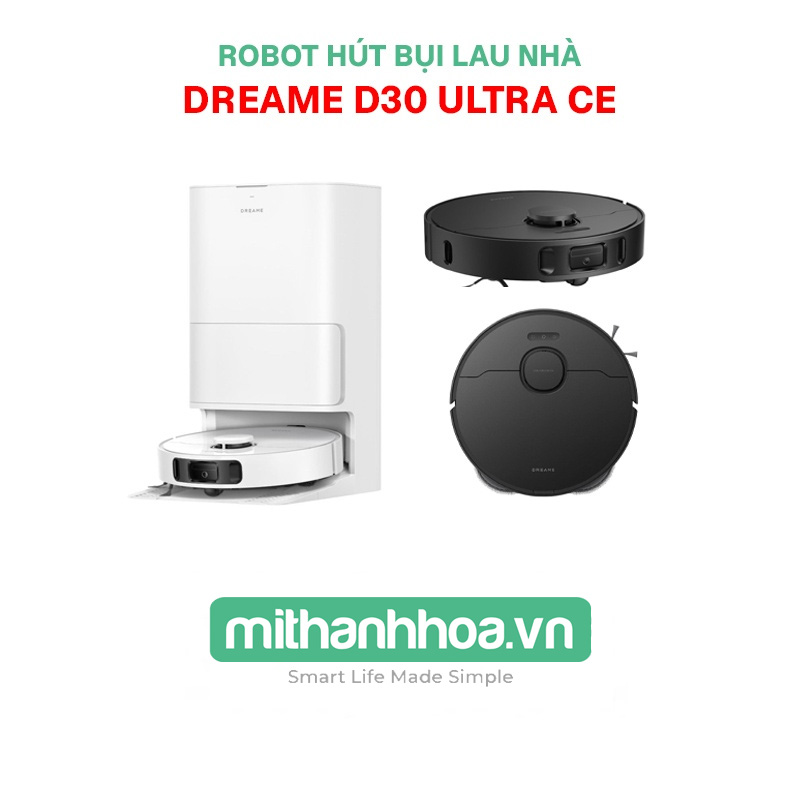 Robot Hút Bụi Lau Sàn Dreame D30 Ultra CE